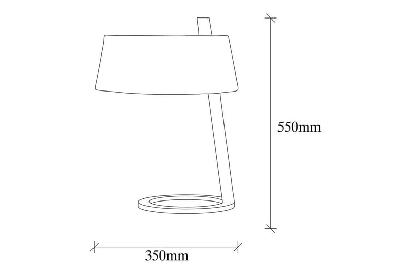 Bordslampa Ulira Vit / Svart - Vit / Svart - Belysning - Lampor & belysning inomhus - Sovrumslampa - Sänglampa - Sängbordslampa