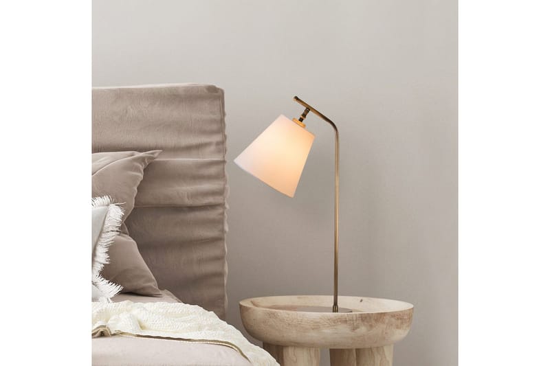 Bordslampa Ulira Vit / Vintage - Vit / Vintage - Belysning - Lampor & belysning inomhus - Sovrumslampa - Sänglampa - Sängbordslampa