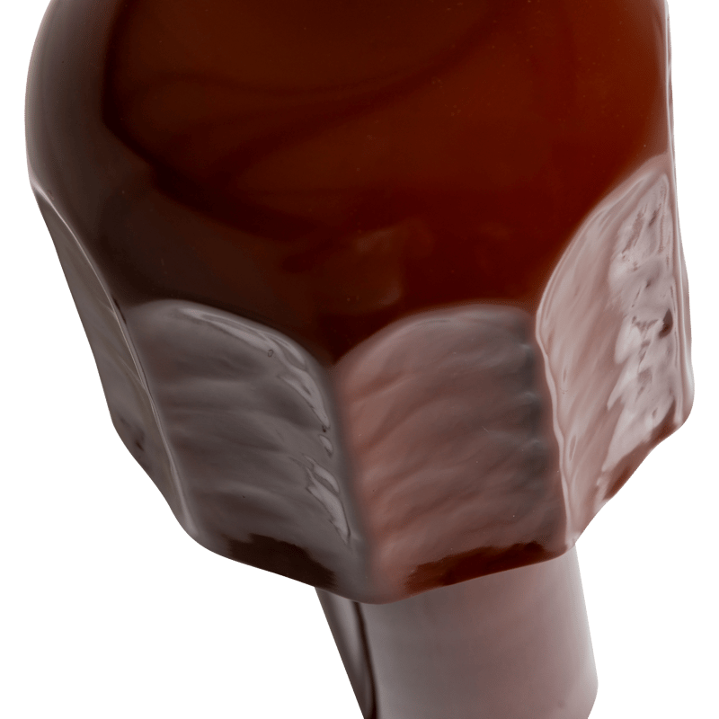 Bordslampa Virel 39 cm - Brun/Röd - Belysning - Lampor & belysning inomhus - Sovrumslampa - Sänglampa - Sängbordslampa