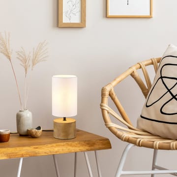 Bordslampa Woody - Trä/vit - Belysning - Lampor & belysning inomhus - Sovrumslampa - Sänglampa - Sängbordslampa
