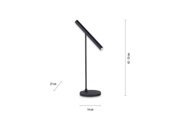 Bordslampa Pure Tutua - 14x52x27 cm - Belysning - Lampor & belysning inomhus - Sovrumslampa - Sänglampa - Sängbordslampa