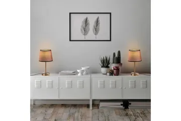 Bordslampset (2 stycken) Jaspal Antik - Antik - Belysning - Lampor & belysning inomhus - Sovrumslampa - Sänglampa - Sängbordslampa