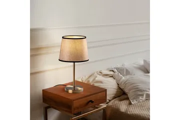 Bordslampset (2 stycken) Jaspal Antik / Svart - Antik / Svart - Belysning - Lampor & belysning inomhus - Sovrumslampa - Sänglampa - Sängbordslampa