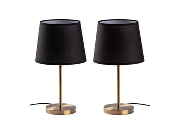 Bordslampset (2 stycken) Jaspal Mörk Antik