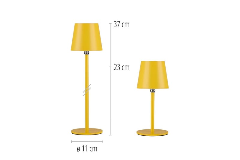 Boteria Just Light Bordslampa - Yellow - Belysning - Lampor & belysning inomhus - Sovrumslampa - Sänglampa - Sängbordslampa