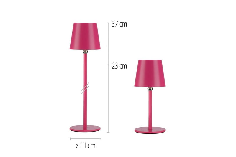 Boteria Just Light Bordslampa - Pink - Belysning - Lampor & belysning inomhus - Sovrumslampa - Sänglampa - Sängbordslampa