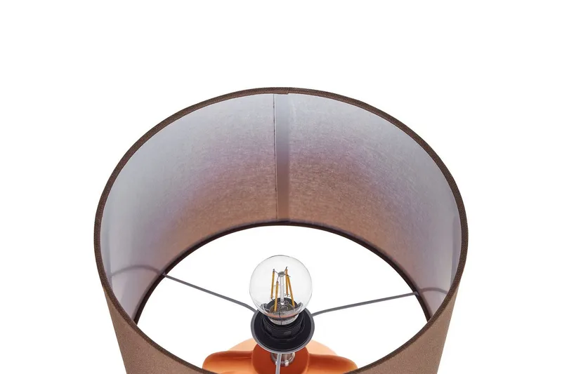 Bralad Bordslampa 46 cm E27 - Orange/Brun - Belysning - Lampor & belysning inomhus - Sovrumslampa - Sänglampa - Sängbordslampa
