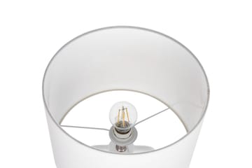 Bralad Bordslampa 46 cm E27 - Vit - Belysning - Lampor & belysning inomhus - Sovrumslampa - Sänglampa - Sängbordslampa