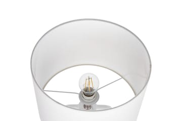 Bralad Bordslampa 46 cm E27 - Vit - Belysning - Lampor & belysning inomhus - Sovrumslampa - Sänglampa - Sängbordslampa