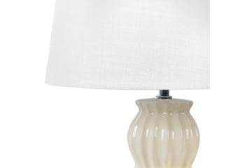 Burgazada Bordslampa 46 cm E27 - Beige/Vit - Belysning - Lampor & belysning inomhus - Sovrumslampa - Sänglampa - Sängbordslampa