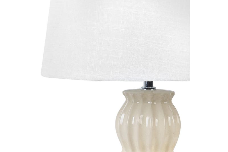 Burgazada Bordslampa 46 cm E27 - Beige/Vit - Belysning - Lampor & belysning inomhus - Sovrumslampa - Sänglampa - Sängbordslampa