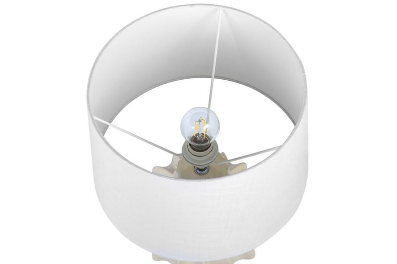 Burgazada Bordslampa 46 cm E27 - Beige/Vit - Belysning - Lampor & belysning inomhus - Sovrumslampa - Sänglampa - Sängbordslampa