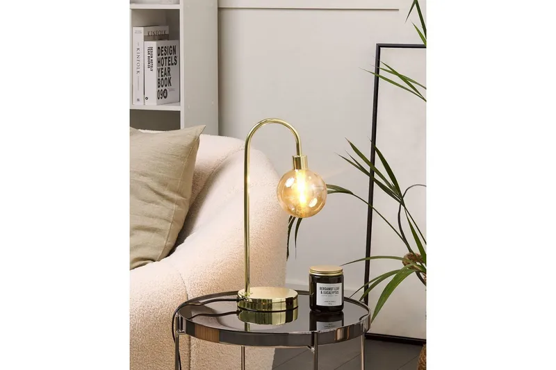 Capramis Bordslampa 41 cm G9 - Guld - Belysning - Lampor & belysning inomhus - Sovrumslampa - Sänglampa - Sängbordslampa