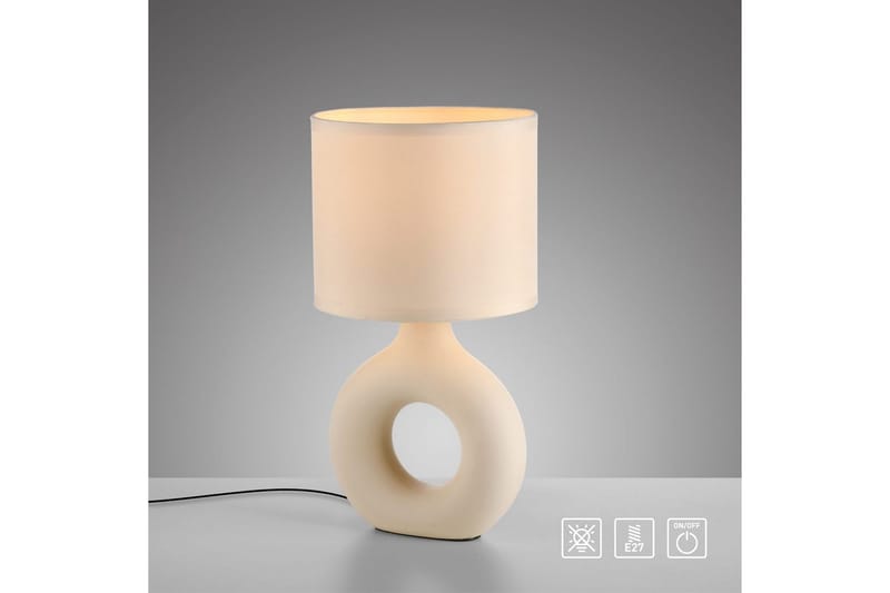 Carara Just Light Bordslampa - Beige - Belysning - Lampor & belysning inomhus - Sovrumslampa - Sänglampa - Sängbordslampa