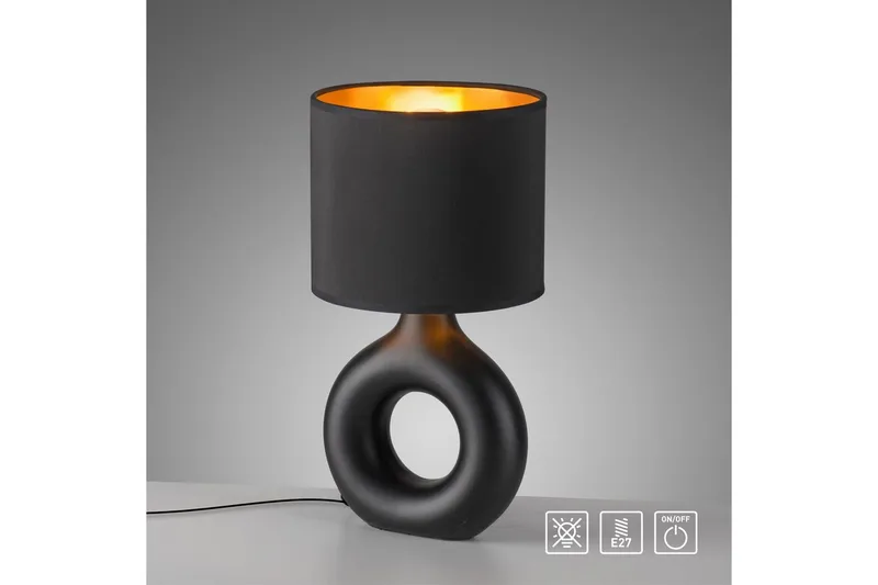 Carara Just Light Bordslampa - Black - Belysning - Lampor & belysning inomhus - Sovrumslampa - Sänglampa - Sängbordslampa