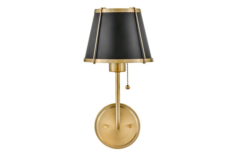 Clarke Hinkley Vägglampa - Brass||Black - Belysning - Lampor & belysning inomhus - Sovrumslampa - Sänglampa - Sänglampa vägg