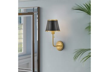Clarke Hinkley Vägglampa - Brass||Black - Belysning - Lampor & belysning inomhus - Sovrumslampa - Sänglampa - Sänglampa vägg
