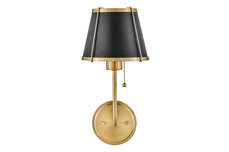 Clarke Hinkley Vägglampa - Brass||Black - Belysning - Lampor & belysning inomhus - Sovrumslampa - Sänglampa - Sänglampa vägg