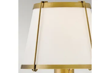 Clarke Hinkley Vägglampa - Brass||White - Belysning - Lampor & belysning inomhus - Sovrumslampa - Sänglampa - Sänglampa vägg