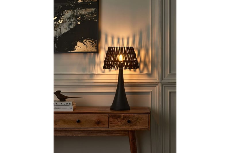 Dalino Bordslampa 47 cm E27 - Svart - Belysning - Lampor & belysning inomhus - Sovrumslampa - Sänglampa - Sängbordslampa