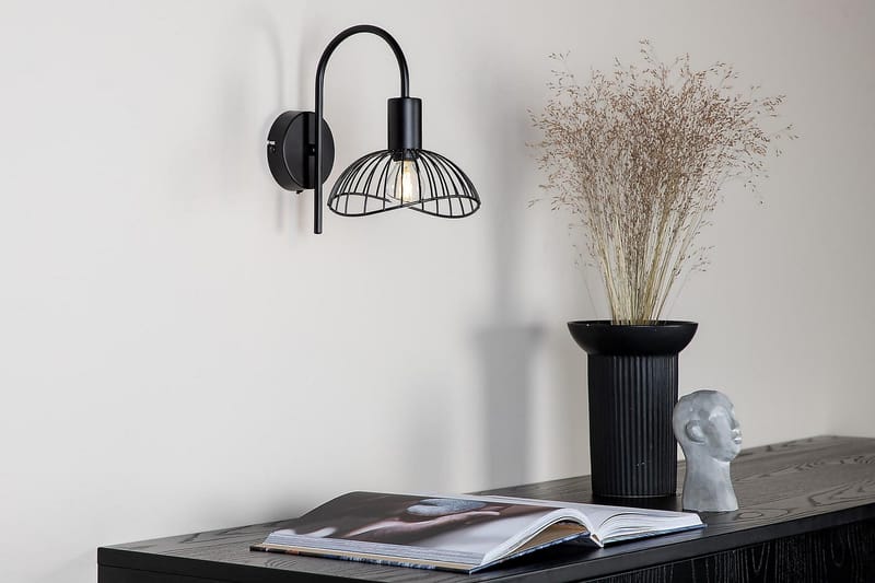 Elsa Vägglampa Dimbar LED Stor - Svart - Belysning - Lampor & belysning inomhus - Sovrumslampa - Sänglampa - Sänglampa vägg