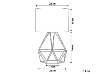 Eurydice Bordslampa 35 cm E27 - Svart - Belysning - Lampor & belysning inomhus - Sovrumslampa - Sänglampa - Sängbordslampa