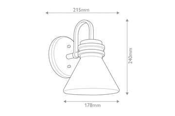 Farum Kichler Vägglampa - Bronze - Belysning - Lampor & belysning inomhus - Sovrumslampa - Sänglampa - Sänglampa vägg