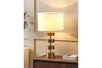 Giannutri Bordslampa 65 cm E27 - Guld/Vit - Belysning - Lampor & belysning inomhus - Sovrumslampa - Sänglampa - Sängbordslampa
