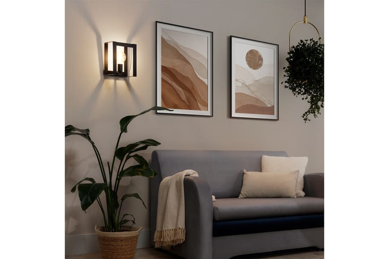 Giorri Vägglampa med Arm - Svart - Belysning - Lampor & belysning inomhus - Sovrumslampa - Sänglampa - Sänglampa vägg