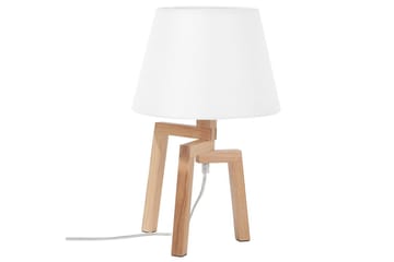 Gorgona Bordslampa 42 cm E14 - Ljus trä/Vit - Belysning - Lampor & belysning inomhus - Sovrumslampa - Sänglampa - Sängbordslampa