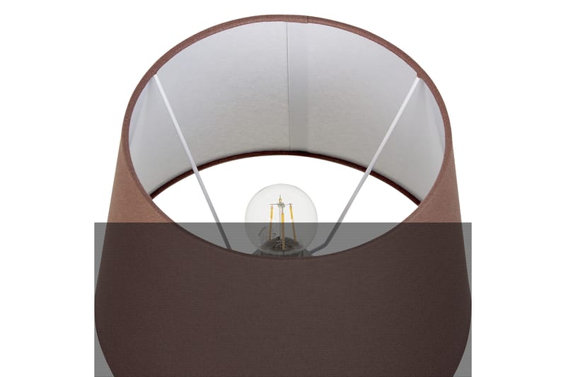 Gyaros Bordslampa 55 cm E27 - Off White/Brun - Belysning - Lampor & belysning inomhus - Sovrumslampa - Sänglampa - Sängbordslampa