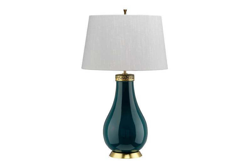 Havering Quintiesse Bordslampa - Turquoise||Brass - Belysning - Lampor & belysning inomhus - Sovrumslampa - Sänglampa - Sängbordslampa