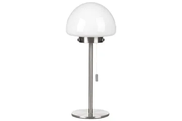 Icaria Bordslampa 39 cm E27 - Silver/Vit - Belysning - Lampor & belysning inomhus - Sovrumslampa - Sänglampa - Sängbordslampa