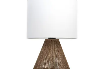 Kafelaina Bordslampa 52 cm E27 - Natur/Vit - Belysning - Lampor & belysning inomhus - Sovrumslampa - Sänglampa - Sängbordslampa