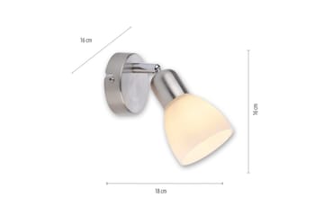 Karo Just Light Vägg/taklampa - Grey - Belysning - Lampor & belysning inomhus - Sovrumslampa - Sänglampa - Sänglampa vägg