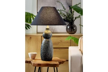 Kastellorizo Bordslampa 60 cm E27 - Mörkblå/Svart - Belysning - Lampor & belysning inomhus - Sovrumslampa - Sänglampa - Sängbordslampa