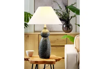 Kastellorizo Bordslampa 60 cm E27 - Mörkblå/Vit - Belysning - Lampor & belysning inomhus - Sovrumslampa - Sänglampa - Sängbordslampa