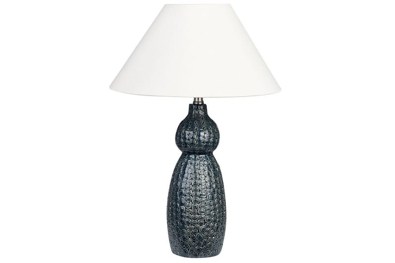 Kastellorizo Bordslampa 60 cm E27 - Mörkblå/Vit - Belysning - Lampor & belysning inomhus - Sovrumslampa - Sänglampa - Sängbordslampa