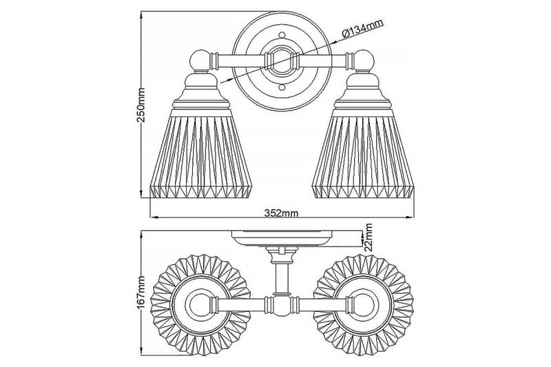 Keynes Quintiesse Vägglampa - Chrome - Belysning - Lampor & belysning inomhus - Sovrumslampa - Sänglampa - Sänglampa vägg