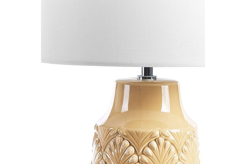 Koronis Bordslampa 43 cm E27 - Beige/Vit - Belysning - Lampor & belysning inomhus - Sovrumslampa - Sänglampa - Sängbordslampa