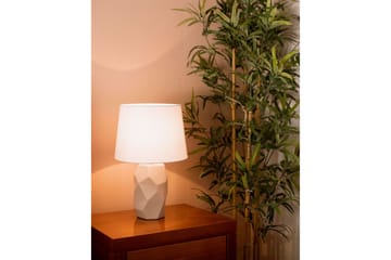 Koufonisia Bordslampa 43 cm E14 - Grå/Vit - Belysning - Lampor & belysning inomhus - Sovrumslampa - Sänglampa - Sängbordslampa