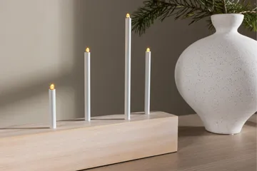 Kungsberget Adventsljusstake 24 cm - Whitewash - Belysning - Lampor & belysning inomhus - Sovrumslampa - Sänglampa - Sängbordslampa