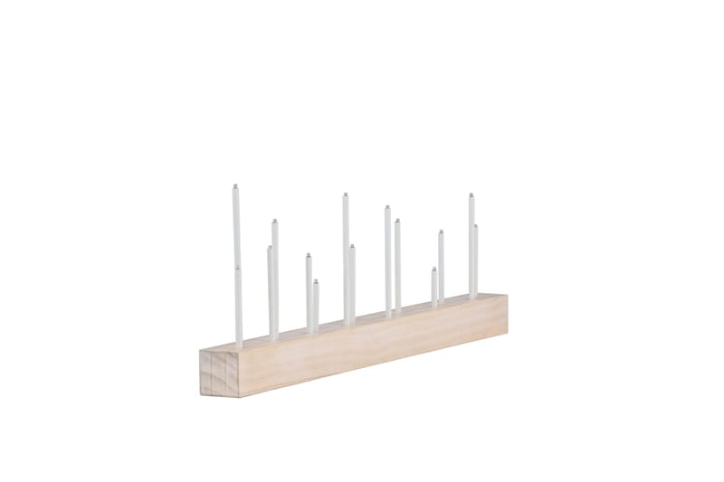 Kungsberget Adventsljusstake 24 cm - Whitewash - Belysning - Lampor & belysning inomhus - Sovrumslampa - Sänglampa - Sängbordslampa