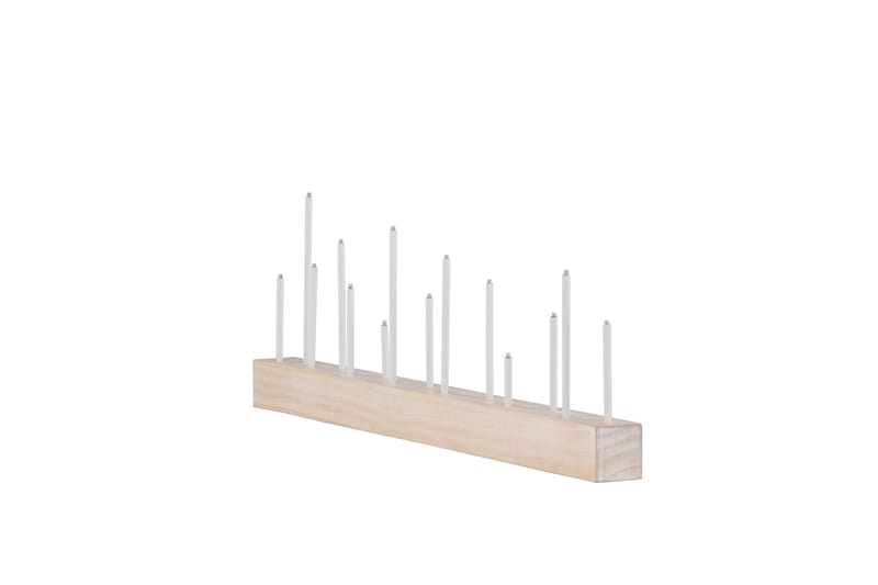 Kungsberget Adventsljusstake 24 cm - Whitewash - Belysning - Lampor & belysning inomhus - Sovrumslampa - Sänglampa - Sängbordslampa