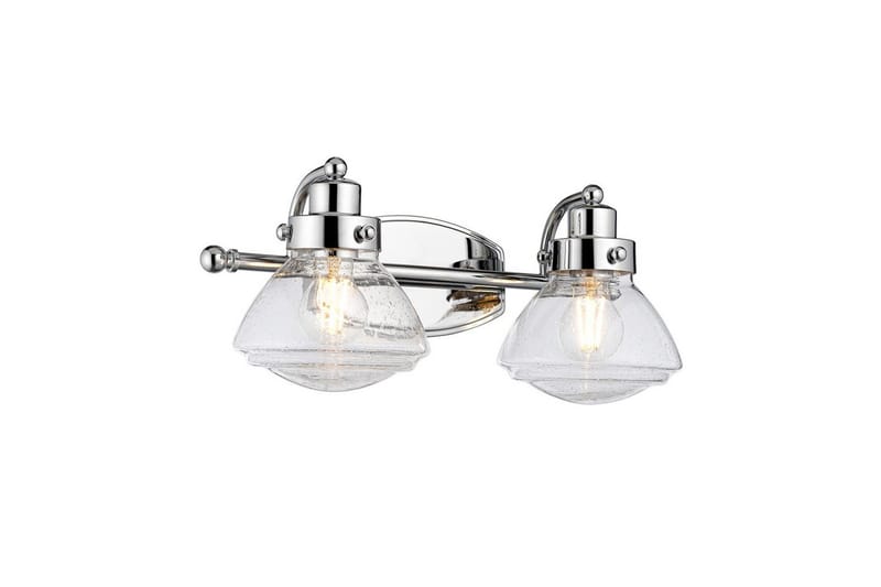 Lärd Quoizel Vägglampa, Chrome