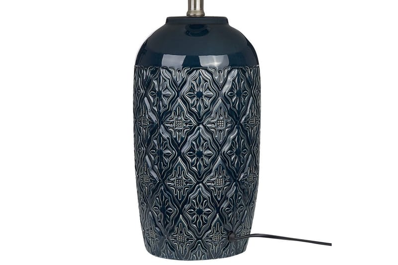 Lampeduse Bordslampa 56 cm E27 - Mörkblå/Vit - Belysning - Lampor & belysning inomhus - Sovrumslampa - Sänglampa - Sängbordslampa