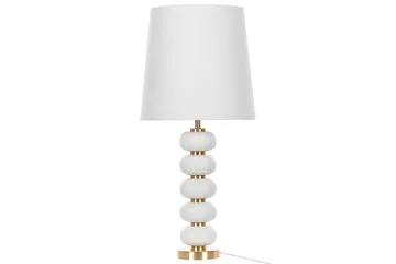 Laros Bordslampa 80 cm E27 - Vit/Guld - Belysning - Lampor & belysning inomhus - Sovrumslampa - Sänglampa - Sängbordslampa