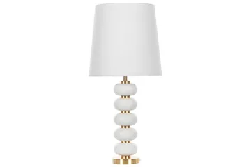 Laros Bordslampa 80 cm E27 - Vit/Guld - Belysning - Lampor & belysning inomhus - Sovrumslampa - Sänglampa - Sängbordslampa