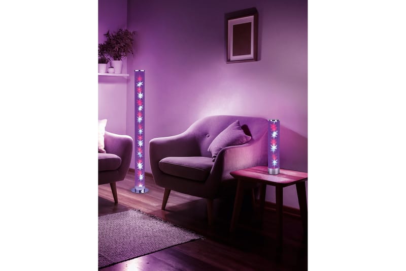 LED-Bordslampa Rico Vit RGBW - Vit - Belysning - Lampor & belysning inomhus - Sovrumslampa - Sänglampa - Sängbordslampa