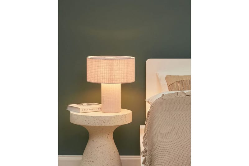 Lefkada Bordslampa 35 cm E27 - Ljusgrå - Belysning - Lampor & belysning inomhus - Sovrumslampa - Sänglampa - Sängbordslampa